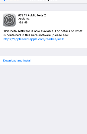 iOS 11 Public Beta 2 download jilaxzone.com