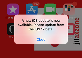 Apple iOS 12 final version pop-up jilaxzone.com