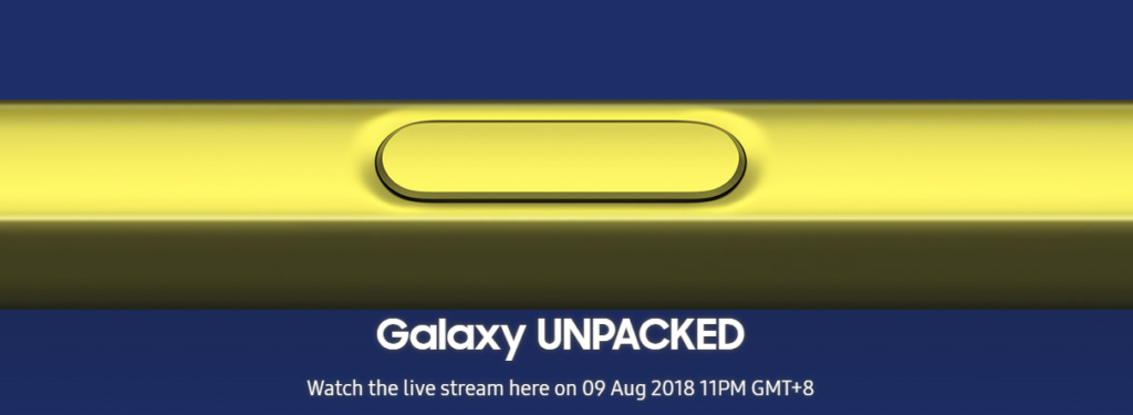 Samsung Galaxy Note 9 Unpacked Live jilaxzone.com