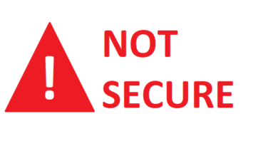 Not Secure sign on browser jilaxzone.com