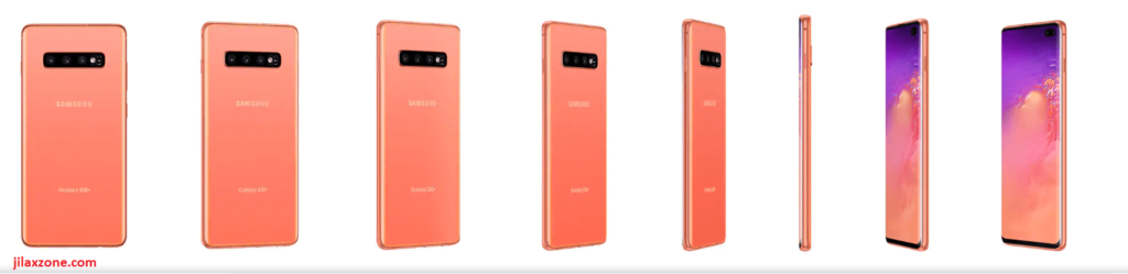 Samsung Galaxy S10 flamingo pink colors jilaxzone.com