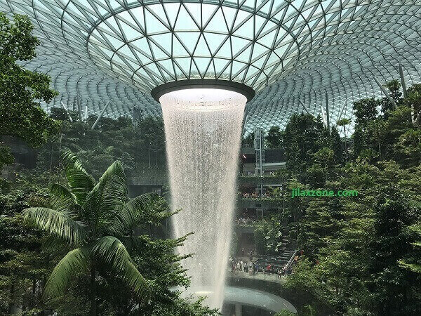 Singapore Changi Airport Jewel Waterfall jilaxzone.com